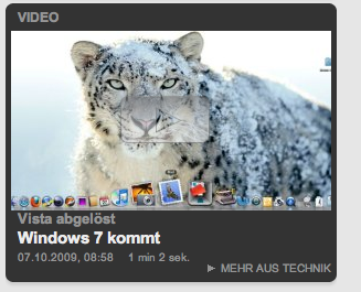Bild von Snow-Leopard als Bild für Windows 7